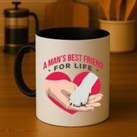Man's Best Friend For Life Dog Coffee Mug thumb 4