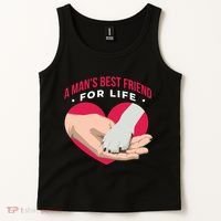 Man's Best Friend For Life Dog Tank Top thumb 2