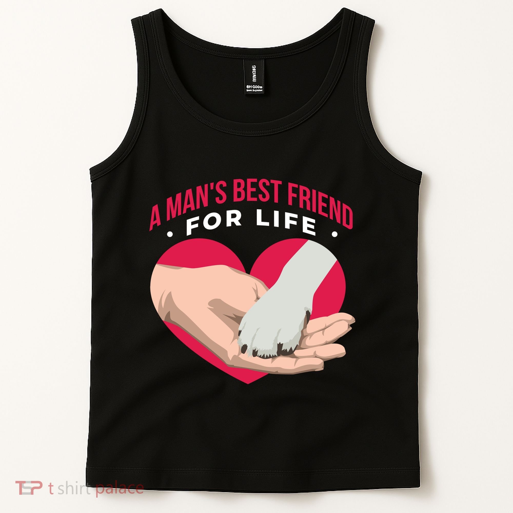 Man's Best Friend For Life Dog Tank Top