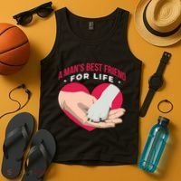 Man's Best Friend For Life Dog Tank Top thumb 4