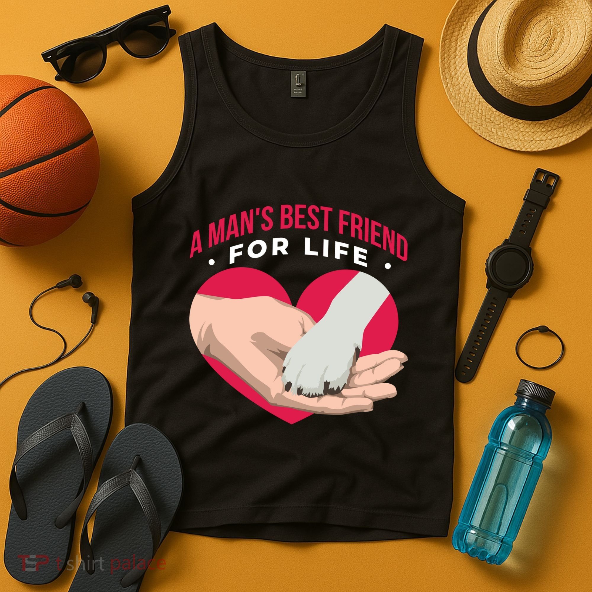 Man's Best Friend For Life Dog Tank Top