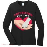 Man's Best Friend For Life Dog Women's Long Sleeve Shirt thumb 0