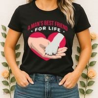 Man's Best Friend For Life Dog Women's T-Shirt thumb 2