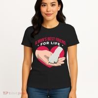 Man's Best Friend For Life Dog Women's T-Shirt thumb 4