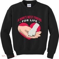 Man's Best Friend For Life Dog Kids Sweatshirt thumb 0
