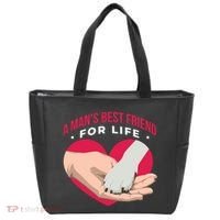 Man's Best Friend For Life Dog Tote Bag thumb 0