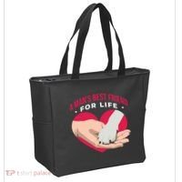 Man's Best Friend For Life Dog Tote Bag thumb 2