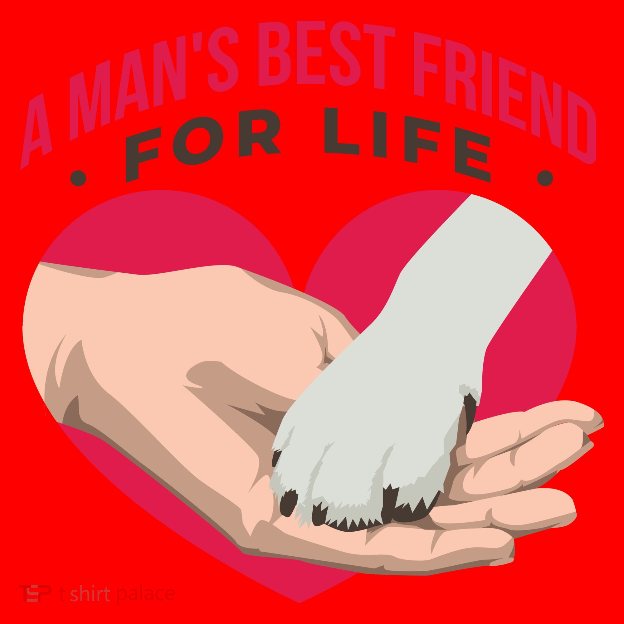 Man's Best Friend For Life Dog Santa Hat