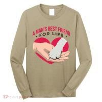 Man's Best Friend For Life Dog Long Sleeve Shirt thumb 0
