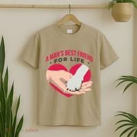 Man's Best Friend For Life Dog T-Shirt thumb 2