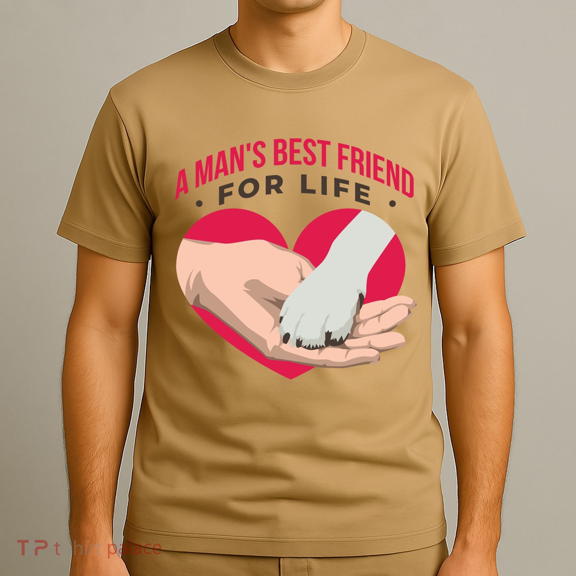 Man's Best Friend For Life Dog T-Shirt