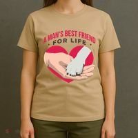 Man's Best Friend For Life Dog T-Shirt thumb 4