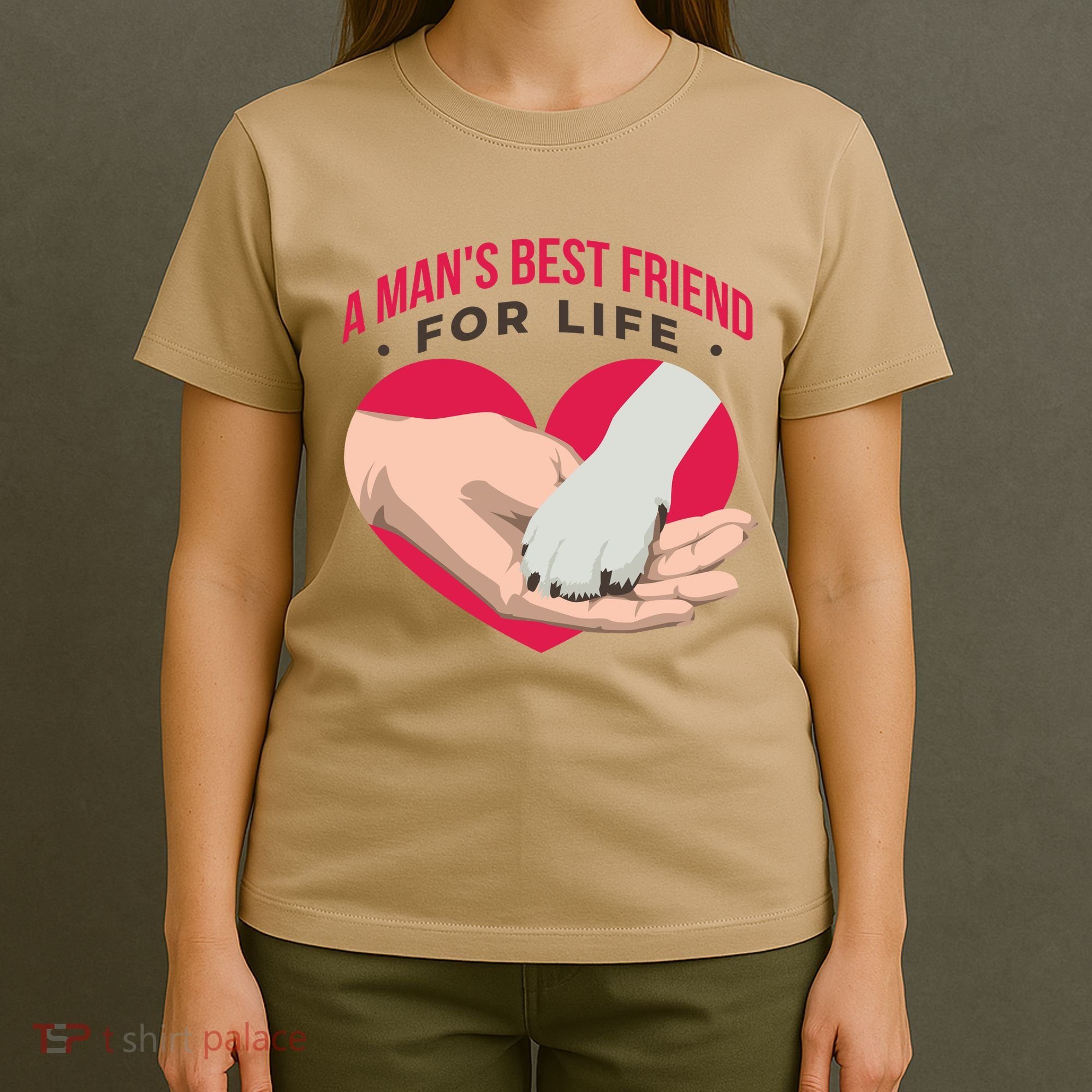 Man's Best Friend For Life Dog T-Shirt