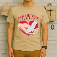 Man's Best Friend For Life Dog T-Shirt thumb 6