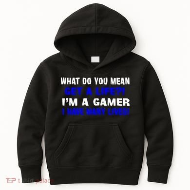 Many Lives Gamer Kids Hoodie