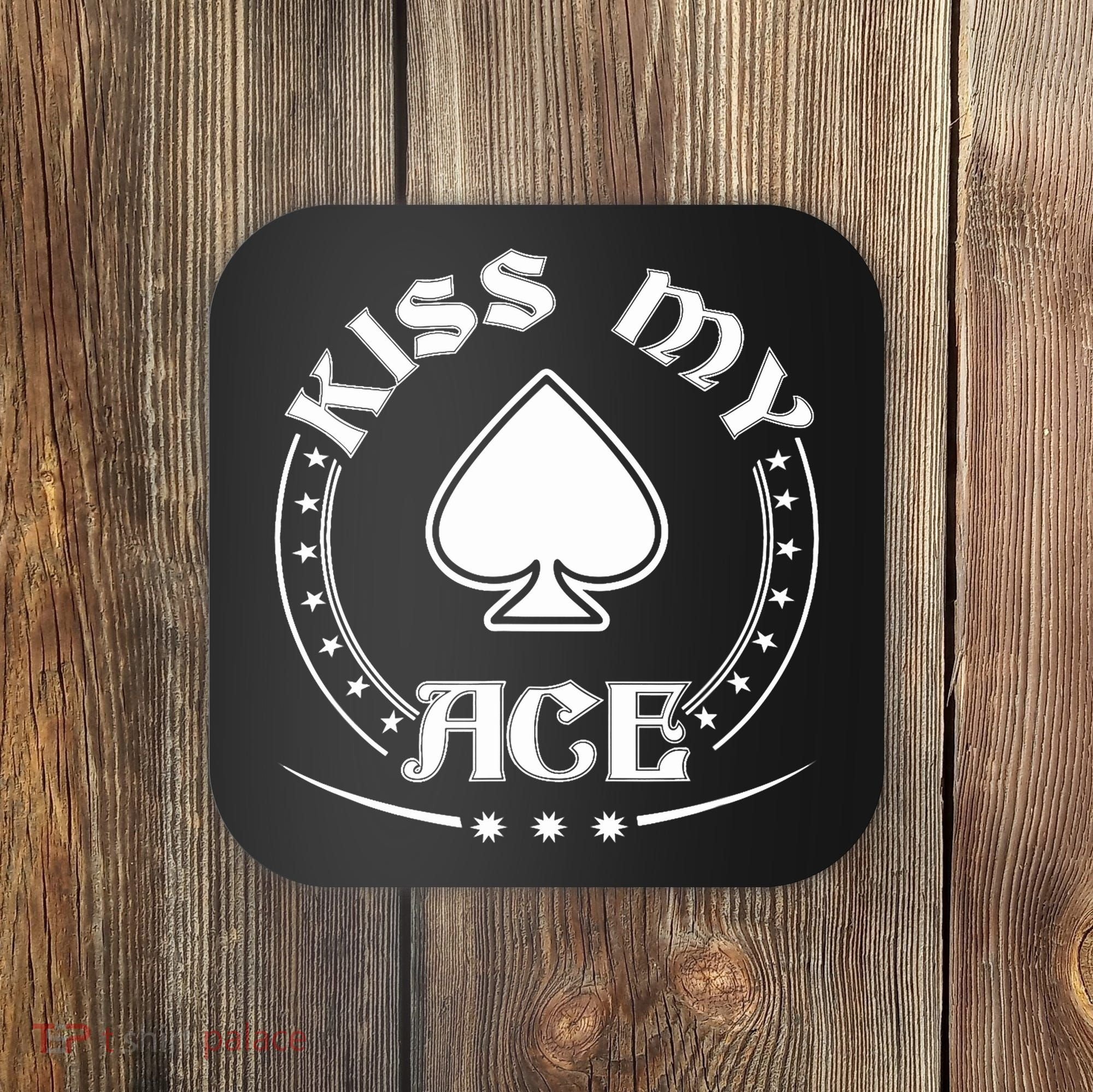 My Ace Of Spades Card Funny Poker Coaster