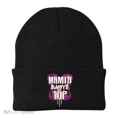 Mami’S Always On Top Funny Mom Beanie