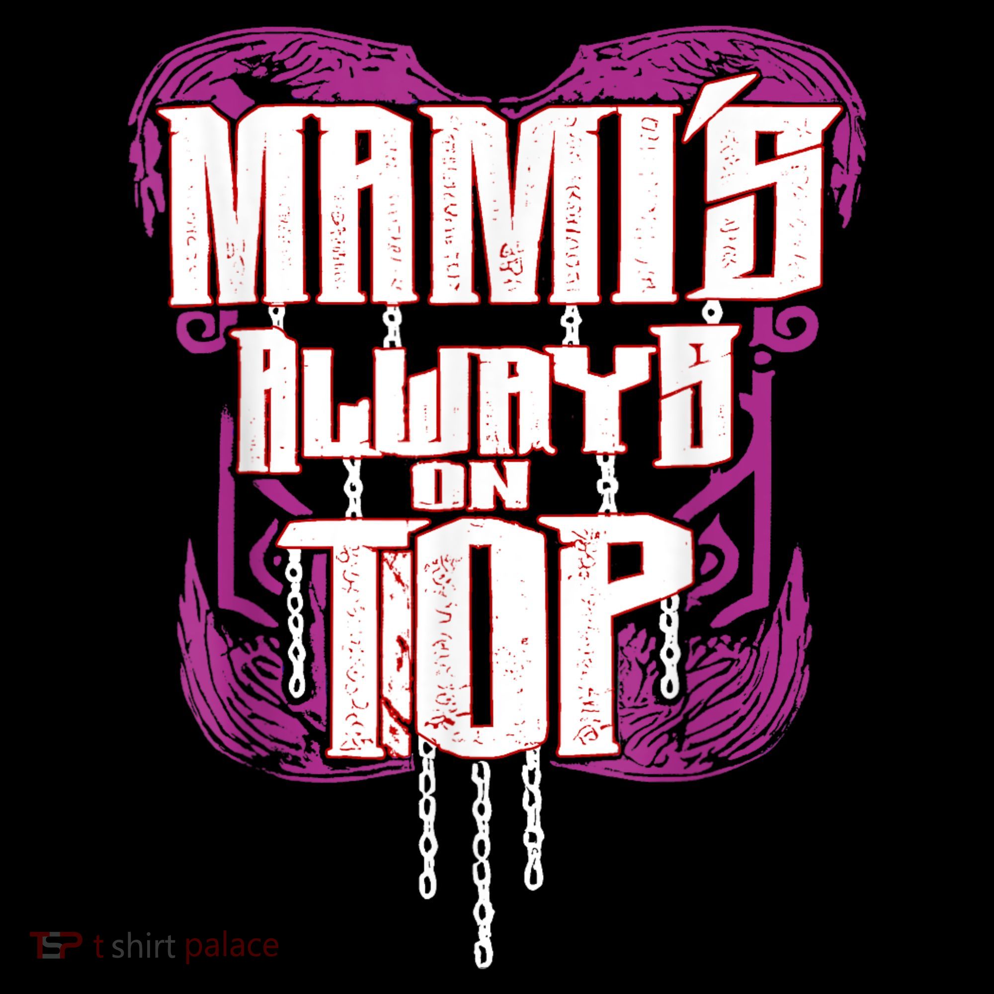 Mami’S Always On Top Funny Mom Women's Hoodie