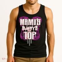 Mami’S Always On Top Funny Mom Tank Top thumb 3