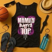 Mami’S Always On Top Funny Mom Tank Top thumb 4