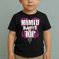 Mami’S Always On Top Funny Mom Toddler T-Shirt thumb 2