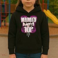 Mami’S Always On Top Funny Mom Kids Hoodie thumb 3
