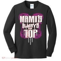 Mami’S Always On Top Funny Mom Kids Long Sleeve Shirt thumb 0