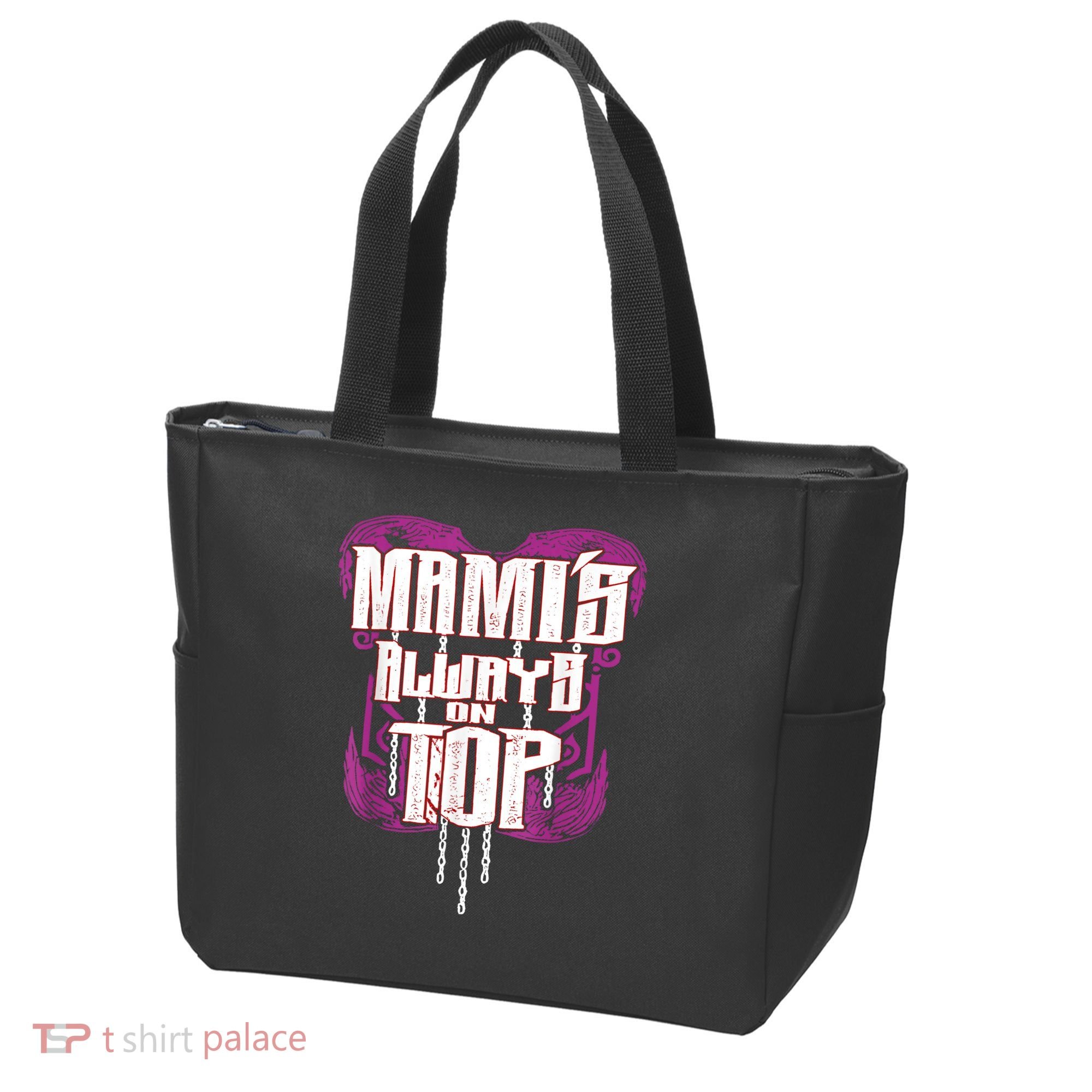 Mami’S Always On Top Funny Mom Tote Bag