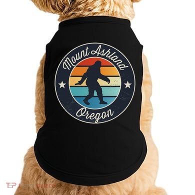 Mount Ashland Oregon Or Sasquatch Souvenir Graphic Doggie Tank