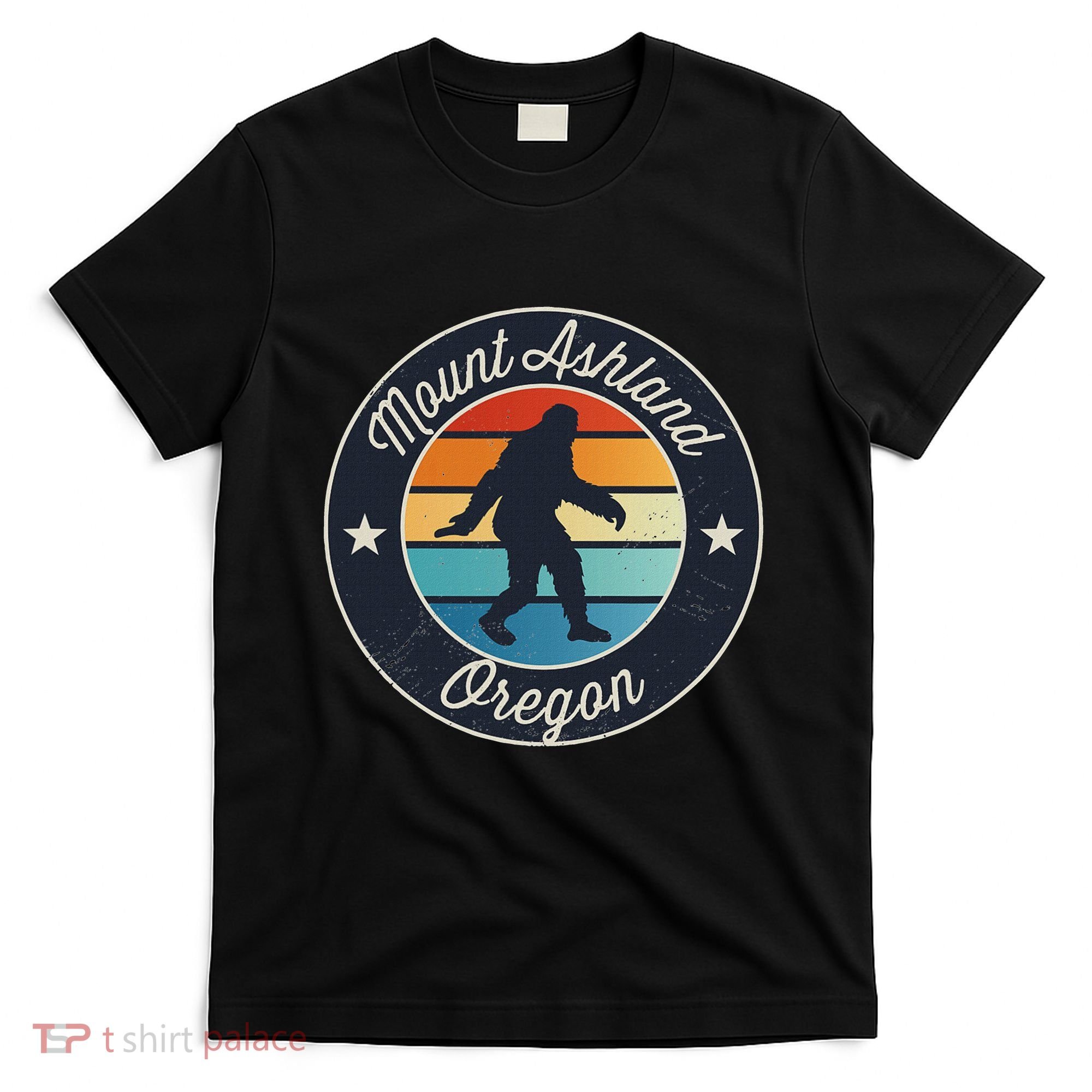 Mount Ashland Oregon Or Sasquatch Souvenir Graphic T-Shirt
