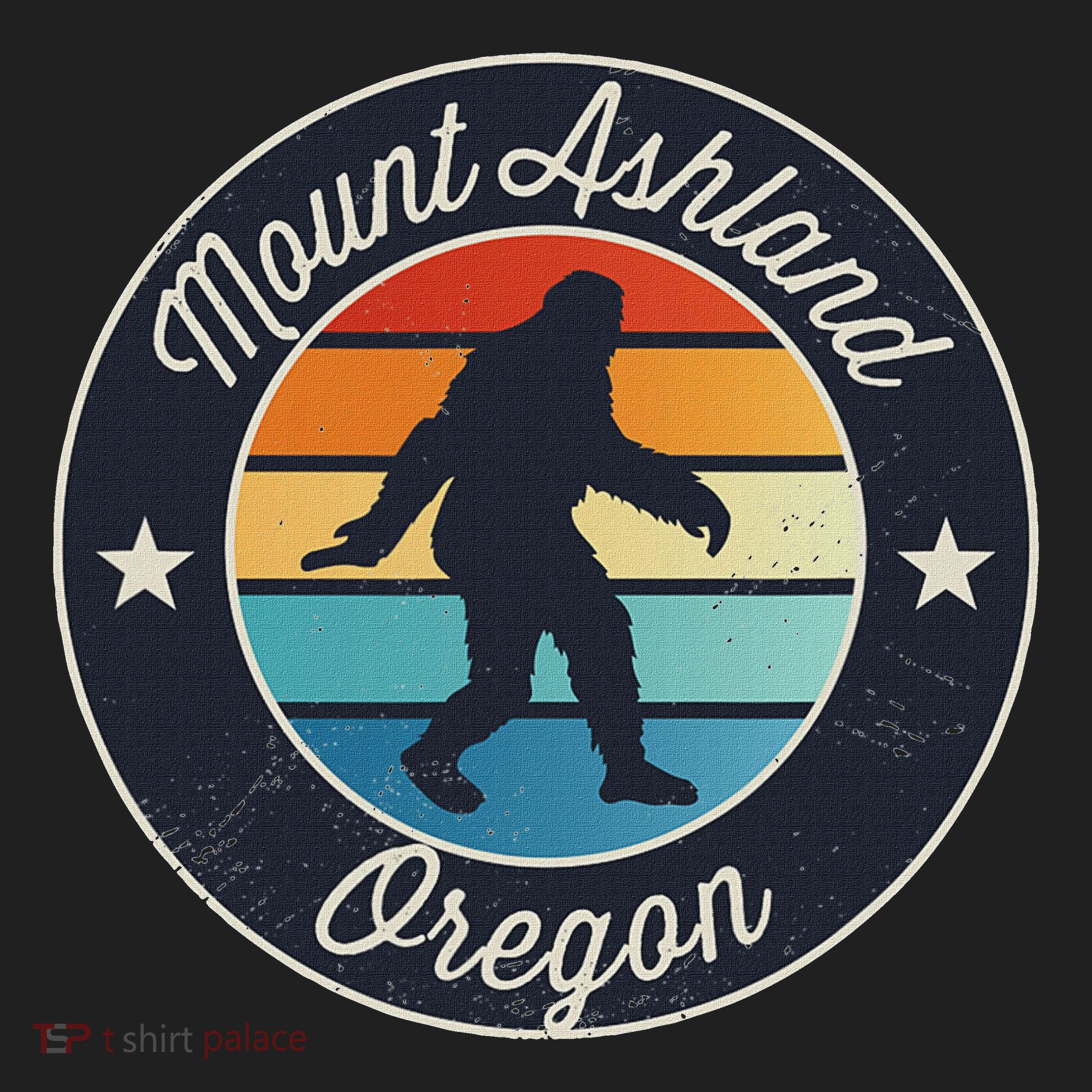 Mount Ashland Oregon Or Sasquatch Souvenir Graphic Beanie