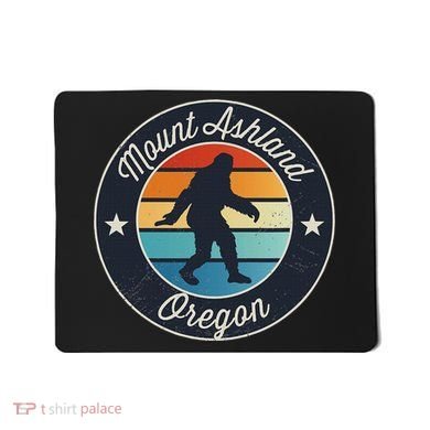 Mount Ashland Oregon Or Sasquatch Souvenir Graphic Mousepad