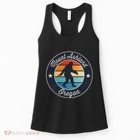 Mount Ashland Oregon Or Sasquatch Souvenir Graphic Women's Tank Top thumb 0