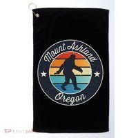 Mount Ashland Oregon Or Sasquatch Souvenir Graphic Golf Towel thumb 0