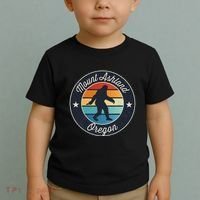 Mount Ashland Oregon Or Sasquatch Souvenir Graphic Toddler T-Shirt thumb 2