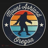 Mount Ashland Oregon Or Sasquatch Souvenir Graphic Visor thumb 3