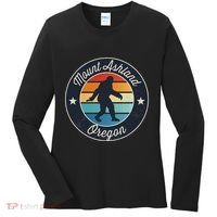 Mount Ashland Oregon Or Sasquatch Souvenir Graphic Women's Long Sleeve Shirt thumb 0