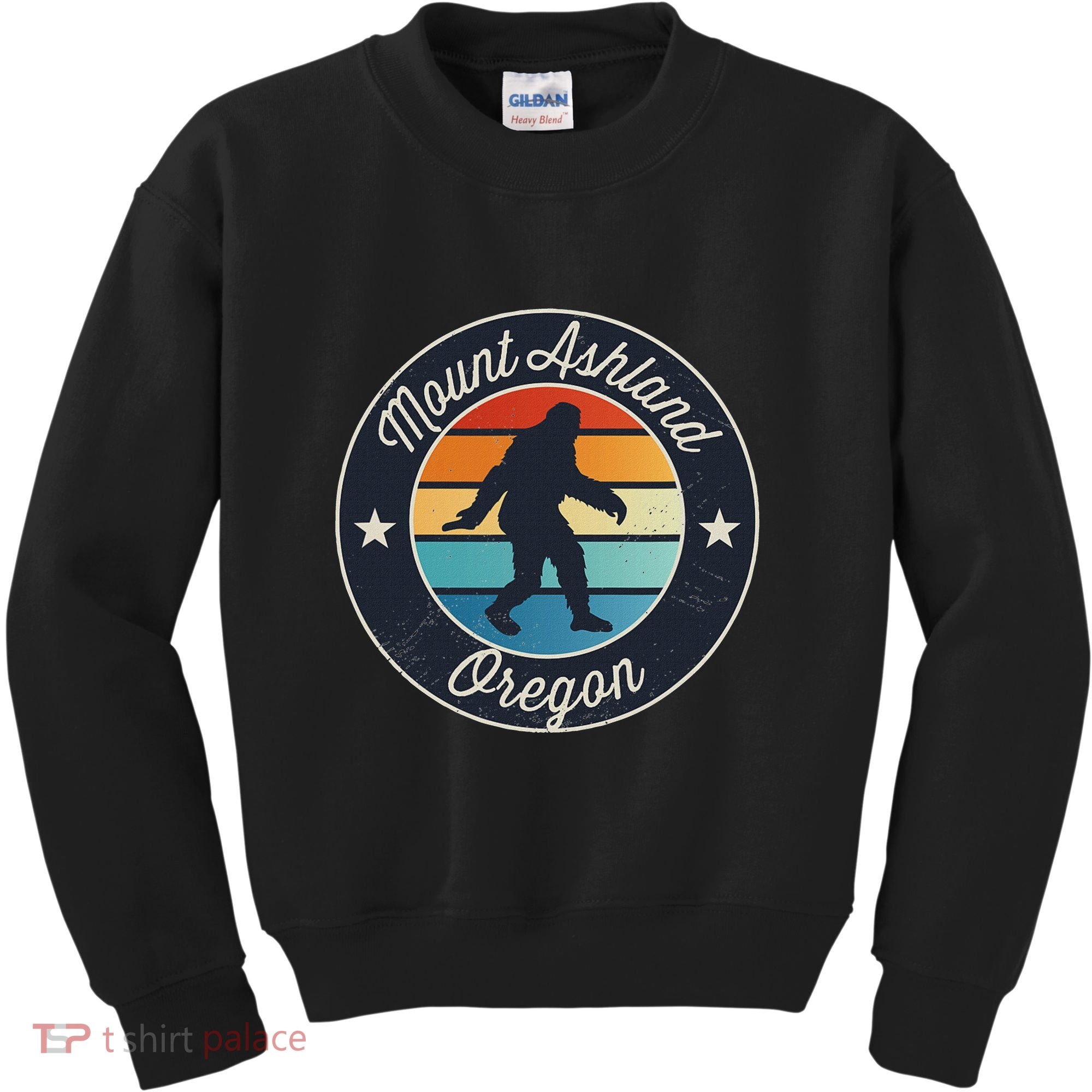 Mount Ashland Oregon Or Sasquatch Souvenir Graphic Kids Sweatshirt