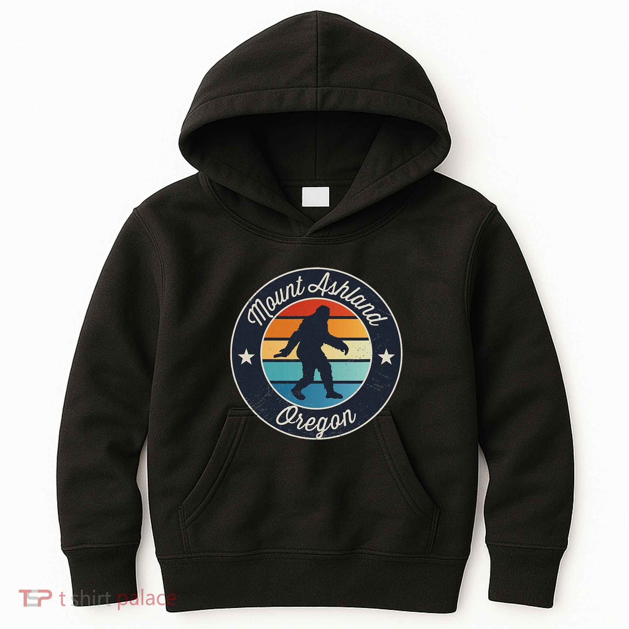 Mount Ashland Oregon Or Sasquatch Souvenir Graphic Kids Hoodie