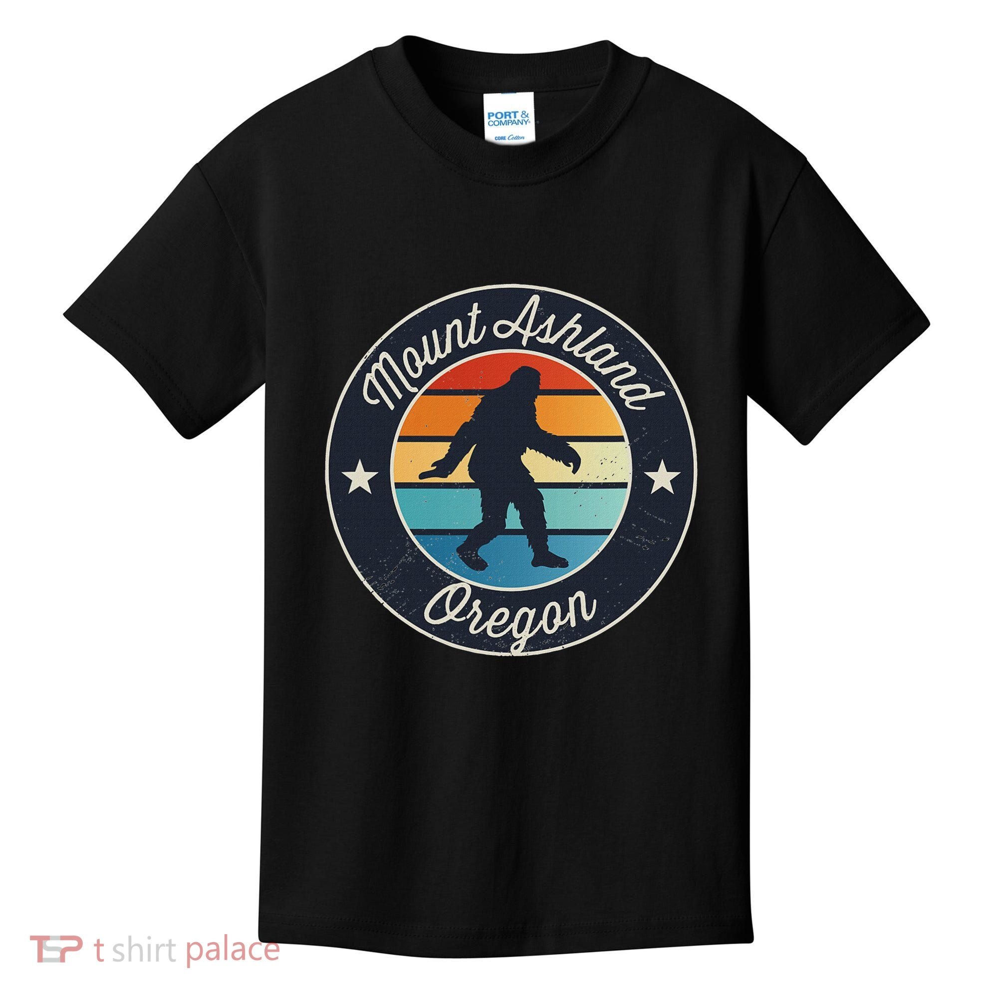 Mount Ashland Oregon Or Sasquatch Souvenir Graphic Kids T-Shirt