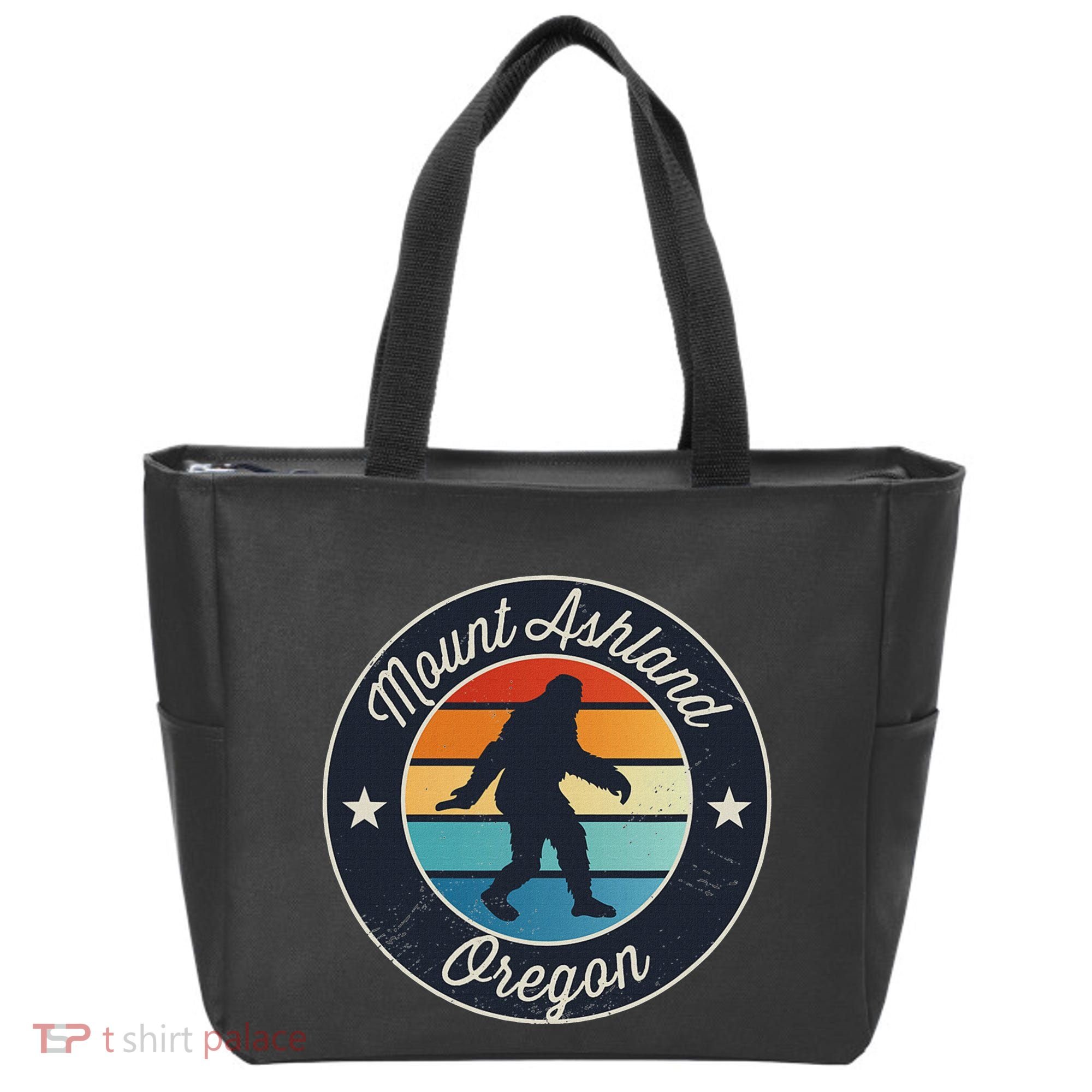 Mount Ashland Oregon Or Sasquatch Souvenir Graphic Tote Bag