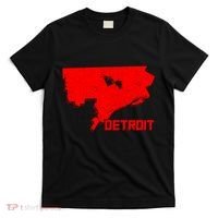 Map Of Detroit City T-Shirt thumb 0