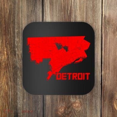 Map Of Detroit City Coaster