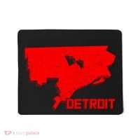 Map Of Detroit City Mousepad thumb 0