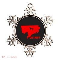 Map Of Detroit City Ornament thumb 0