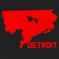 Map Of Detroit City Hat thumb 2