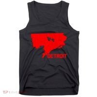Map Of Detroit City Tank Top thumb 0