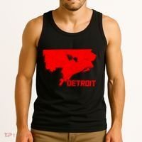 Map Of Detroit City Tank Top thumb 3