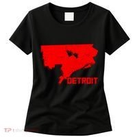 Map Of Detroit City Women's T-Shirt thumb 0