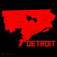 Map Of Detroit City Kids Sweatshirt thumb 2